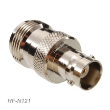 N-Type Female to BNC Female RF Coaxial Adapter, CablesOnline RF-N121
