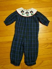 VTG Lisa Jackson Bubble Romper Size L 18-22 lbs (9-12 Months) USA MADE