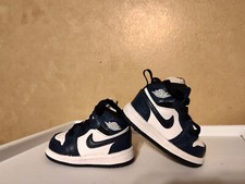 New Jordan 1 Mid Armory Navy Unisex Baby Shoes Size 2c Boy Girl Navy