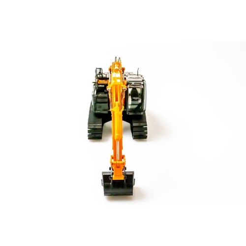 Coche excavadora miniatura Hitachi maquinaria de construcción ZX345USLC-7H naranja 1/50 - Imagen 4 de 7