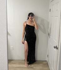 Women’s SHEIN Sequences Dress Size Small S Formal Long  Stretchy