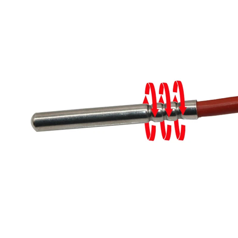 -100~+200'C 3 wire type PT100 thermocouple waterproof temperatur probe high temp - Image 3 of 4