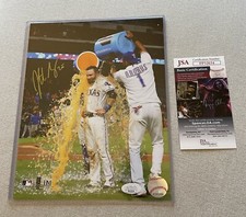 Jonathan Lucroy Texas Rangers Signed 8x10 Photo Proof Autograph 