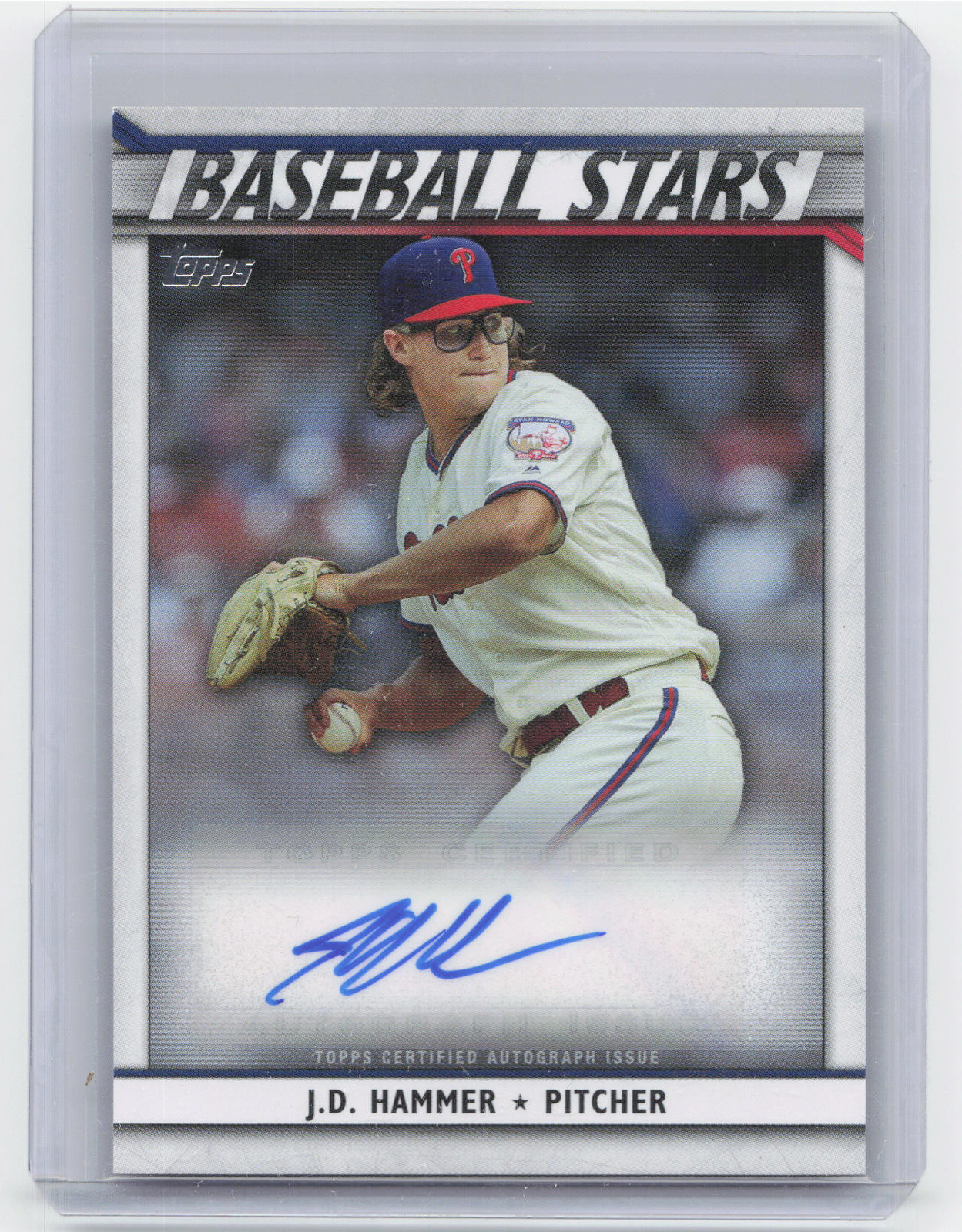 2020 Topps Update #BSA-JH J.D. Hammer Baseball Stars Autographs