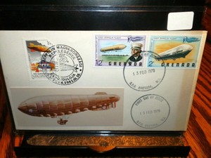 8470-Seldom-Seen-Grenada-Zeppelin-1st-Flight-Cover-1981