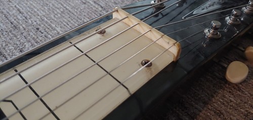 Vintage SILVERTONE ARTIST 6-Sting LAP STEEL GUITAR #X76210 Mother Of Toilet Seat - Picture 13 of 24