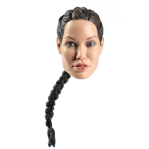 1/6 Head Sculpt Tomb Raider Lara Croft Angelina Jolie Head  Carving Model Head - Afbeelding 1 van 7