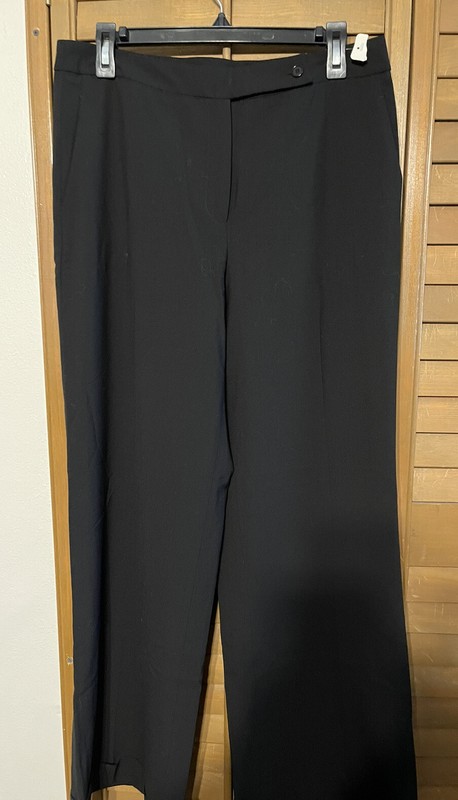 New Ann Taylor Black Wool Blend Dress Pants Size 10