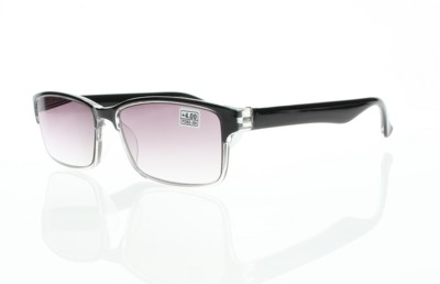 Designer Tinted Grey Lens Half Rim Acetate Reading Glasses Sun Readers +1.0~+4.0
