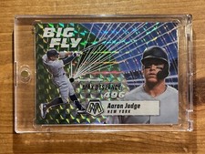 2021 Mosaic Aaron Judge Big Fly Insert Green Prizm Parallel #BF8 Yankees