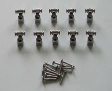 5 Sets Guitar Roller String Trees Guitar String Retainer Chrome
