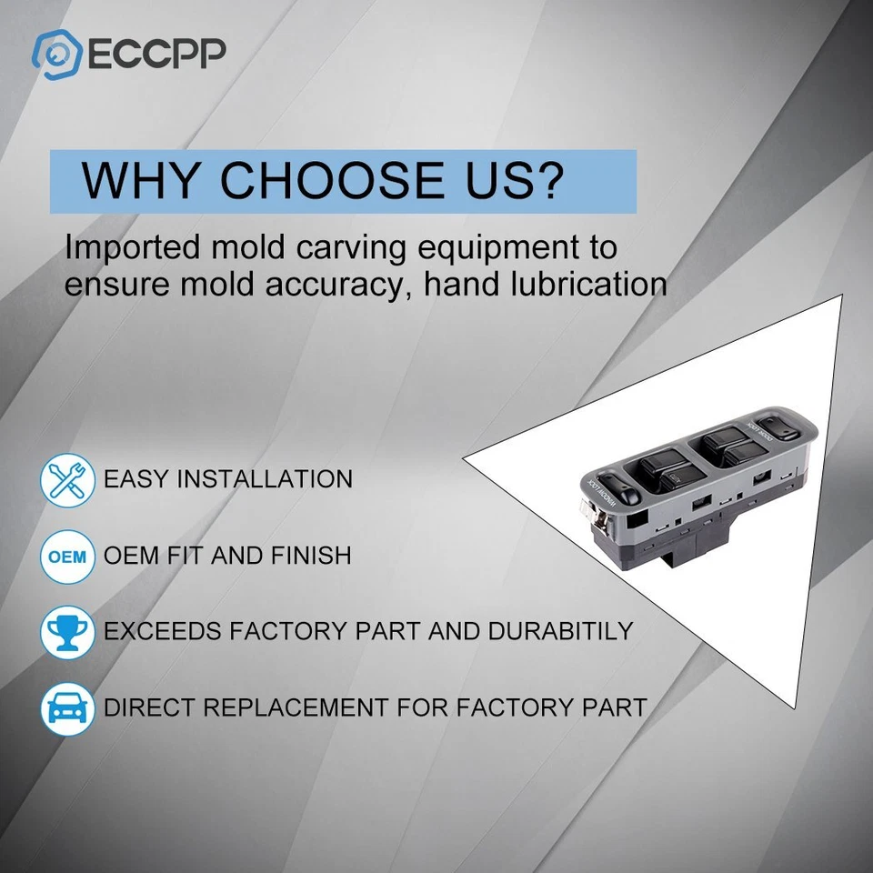 Interruptor de ventana eléctrica para Suzuki Grand Vitara Vitara 1999 2000-2002 XL-7 2005 2006 Foto 4 de 4