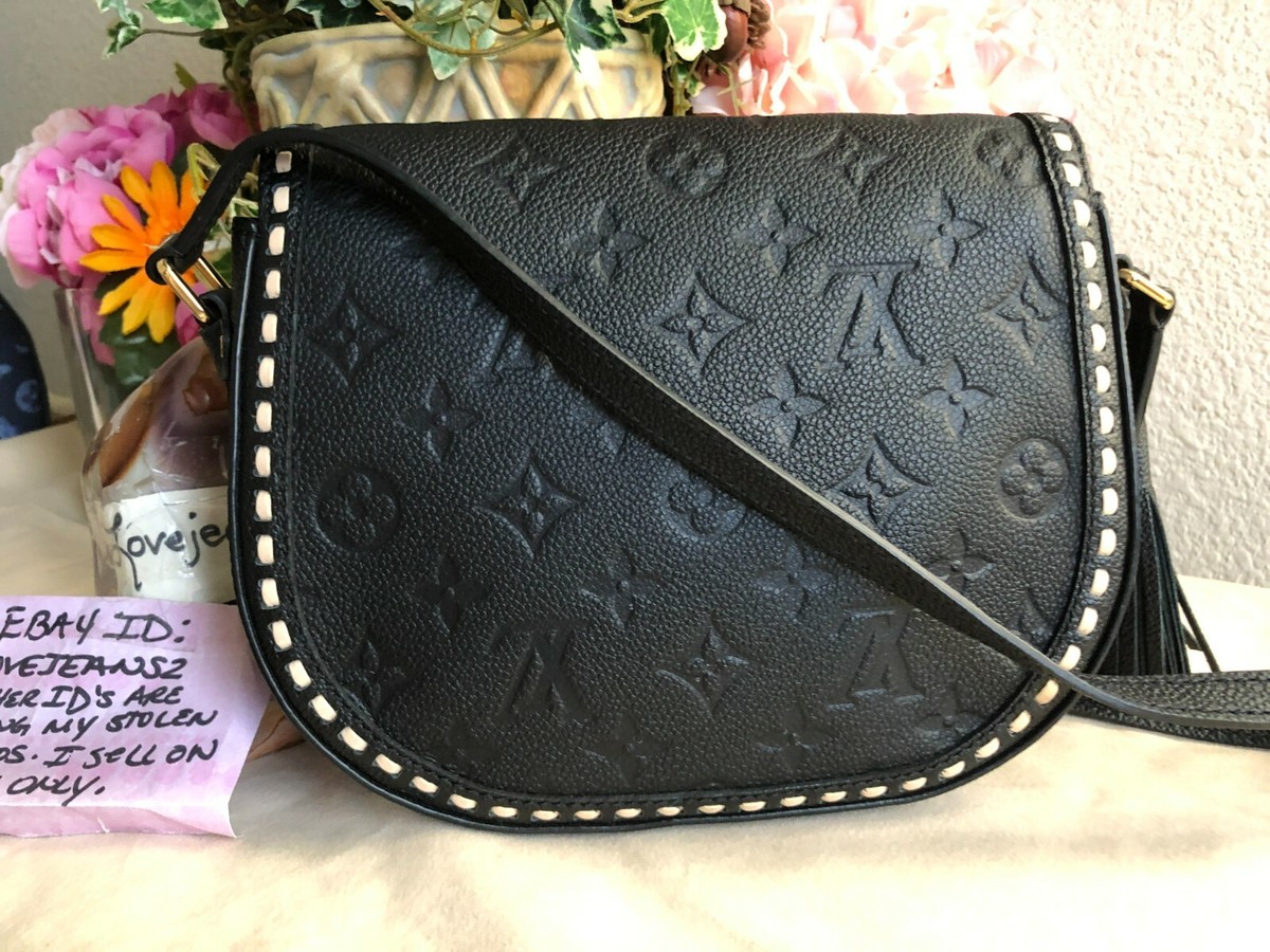 lv black monogram crossbody