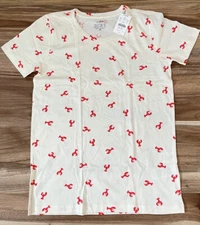 J. Crew Factory Women's "Lobster Print" Collector’s T Shirt