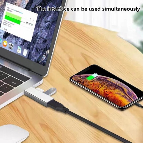 3 In 1 Expansion Dock Hub USB 3.0/Type-C 3.0 To 3 USB Multi Port HUB OTG Adapter - Afbeelding 4 van 18