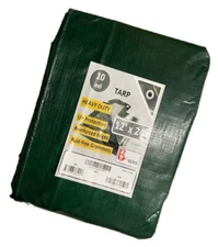 Tarp Cover Blue Green Thick Waterproof Canopy Tent Boat Awning RV Pool cover