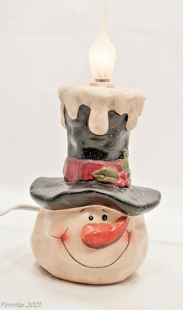 Colorful Happy Santa Table Christmas Holiday Light Decor eBay