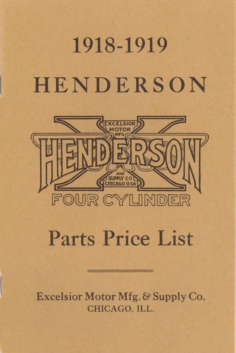 Zenith Carburetor Bulletin #8 – Reproduction For Henderson Motorcycle, Vintage Antique Part