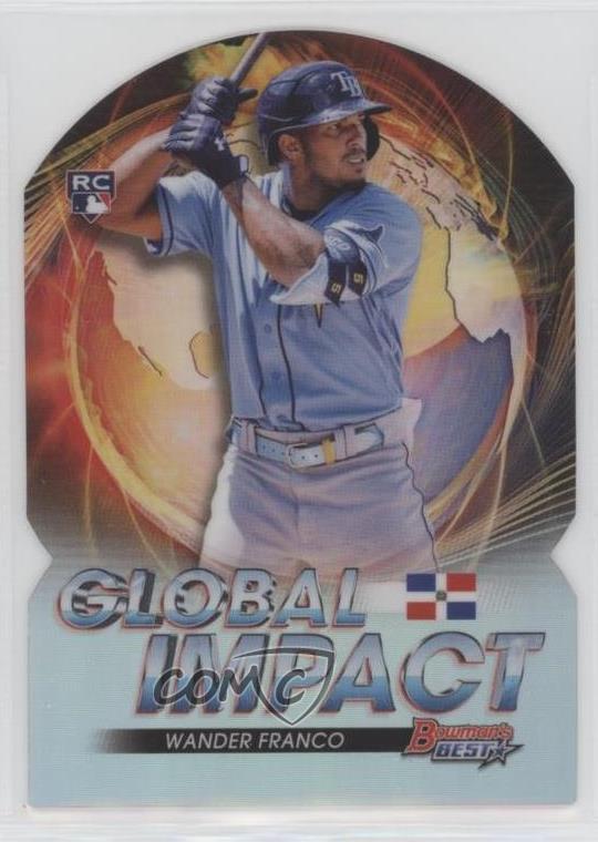 2022 Bowman's Best Global Impact Die-Cuts Wander Franco #GI-26 Rookie RC
