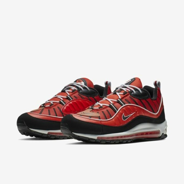 Size 9 - Nike Air Max 98 Red Black for 