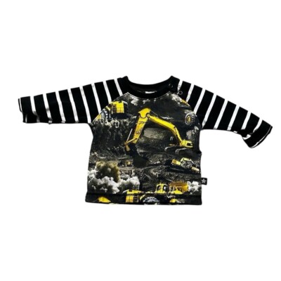 Molo Construction Print Long Sleeve Tee Size 3 Months