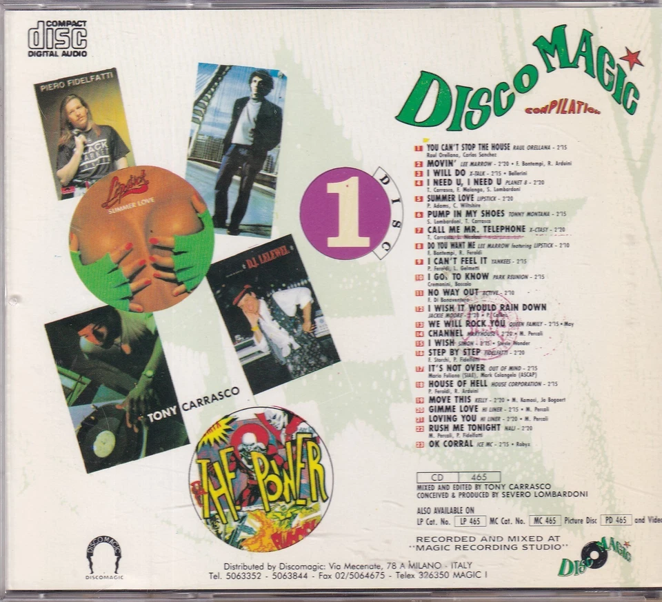 Disco Magic Compilation - Vol. 2 - CD -553- near mint - Bild 2 von 2