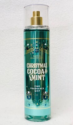 1 Bath & Body Works CHRISTMAS COCOA MINT Fine Fragrance Mist Body