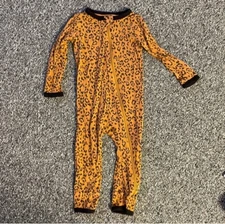 Kyte Baby Rust Leopard Print Romper 18-24m