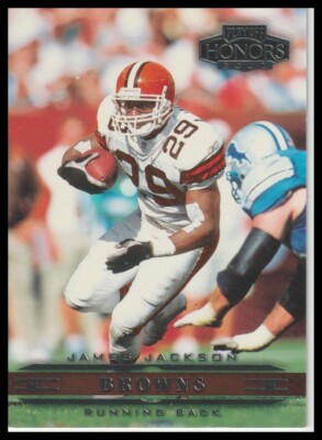 2002 James Jackson Playoff Honors Football #/100 #21 Cleveland Browns