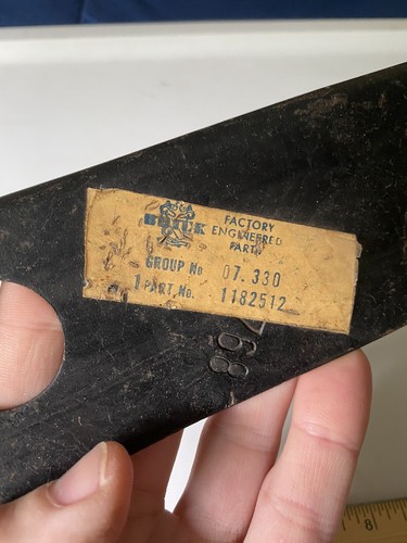 NOS GM BUICK Frame to Body Mounting Bracket #1182512, Group 7.330, Circa 1960 - Picture 8 of 8
