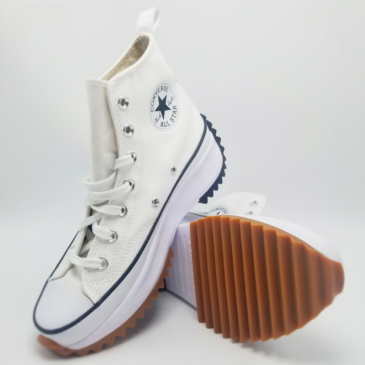 Unisex CONVERSE Chuck Taylor Run Star Hike High Top White