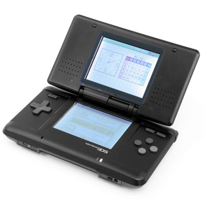 Nintendo DS Launch Edition Graphite Black Handheld System - Excellent Condition