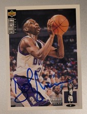 1994-95 Upper Deck Collector's Choice - Johnny Newman #338 BUCKS AUTO SIGNED