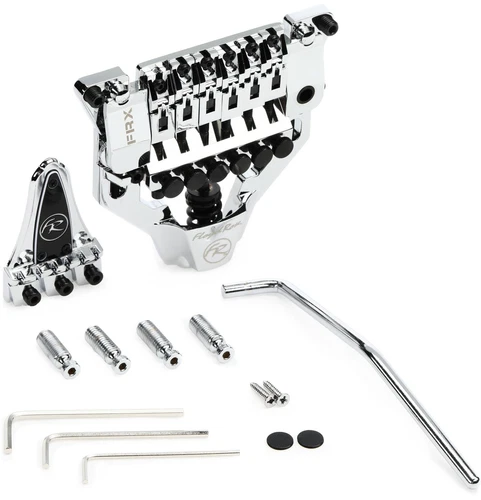 Floyd Rose FRTX01000 FRX Top Mount Tremolo System - Chrome (2-pack) Bundle