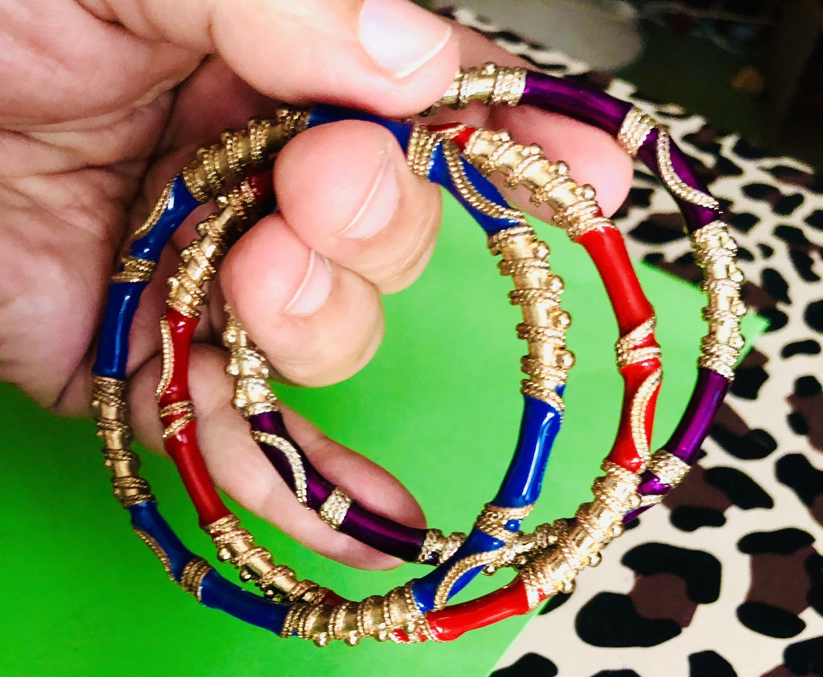 Unsigned JoannRivers Bracelet Bangles. Beautiful!… - image 1