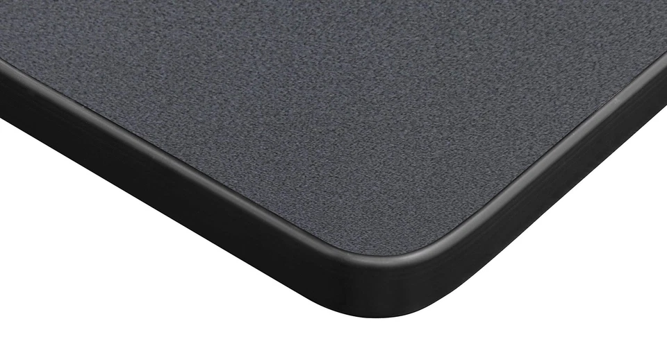 Kee 36" Square Breakroom Table- Grey/ Black - Image 2 of 4