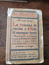 La Scienza in cucina e l'arte di Mangiare Bene Artusi Marzocco 1943 L10 °