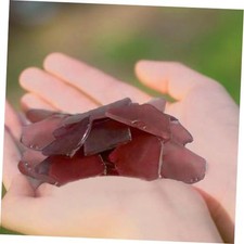Tumbled Sea Glass Frosted Flat Seaglass Pieces for Party 40 OZ Wine Red