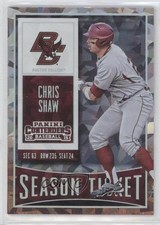 2015 Panini Contenders Season Ticket Cracked Ice /23 Chris Shaw #26 1ut