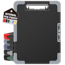 Toughest Clipboard with Storage, Internal Pen Pouch Included, Letter/ A4 Size...