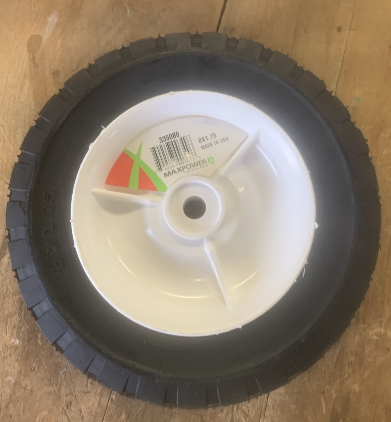 Plastic Lawn Mower Wheel Maxpower Precision Parts 8X1.75 844547003496