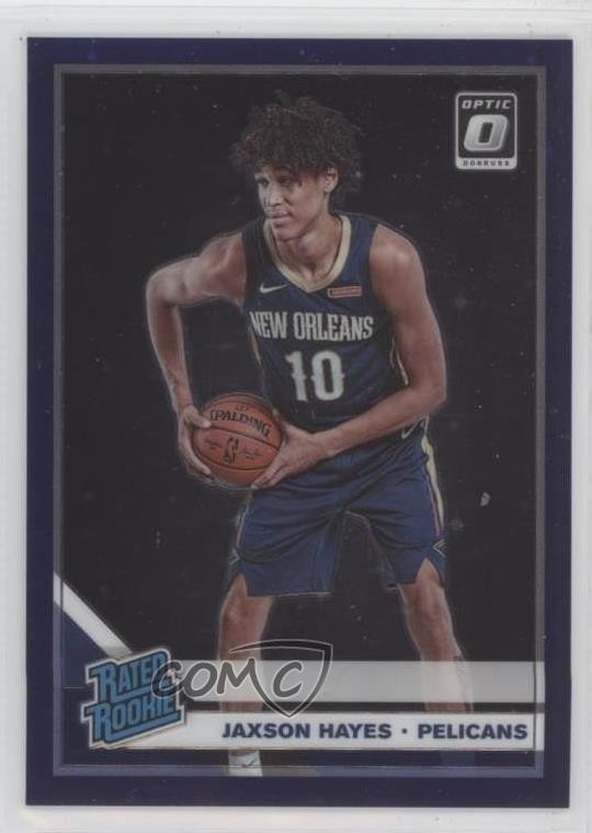 2019 Donruss Optic FOTL Purple Stars Prizm 24/29 Jaxson Hayes #190 Rookie RC 5i3