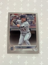 2022 Topps Chrome Sonic Zack Short Rookie #86 Detroit Tigers (R)