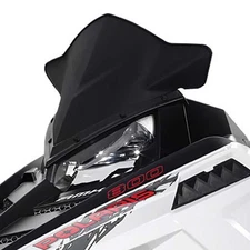 Polaris 2879828 Matte Black Mid 14" Windshield Pro-Ride Indy RMK Switchback Rush