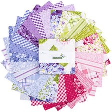 Hydrangeas In The Garden Riley Blake 5" Stacker, 42 Cotton Precut Fabric Squares