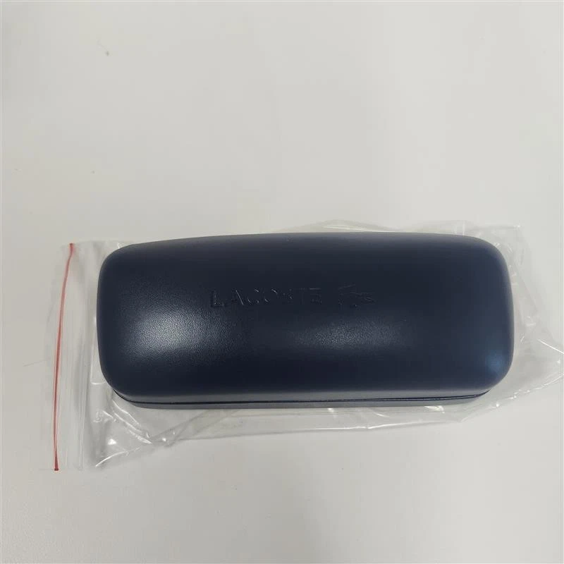 NUEVO - Estuche rígido para gafas de sol Lacoste, azul oscuro Foto 2 de 4