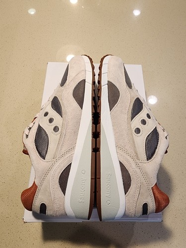 Saucony Originals Shadow 6000 OG Beige Grigio Arancione S70441-50 Uomo Taglia 13!!!