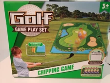 Golf Game Playset New Chipping Game 3+ Includes 20 Sticky Balls & Target 