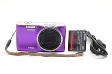 CASIO EXILIM EX-ZR20 Purple Compact Digital Camera Tested Excellent Condition
