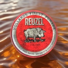12 OZ RED SEALED REUZEL HIGH SHINE HAIR POMADE HOLLANDS FINEST WATER SOLUBLE